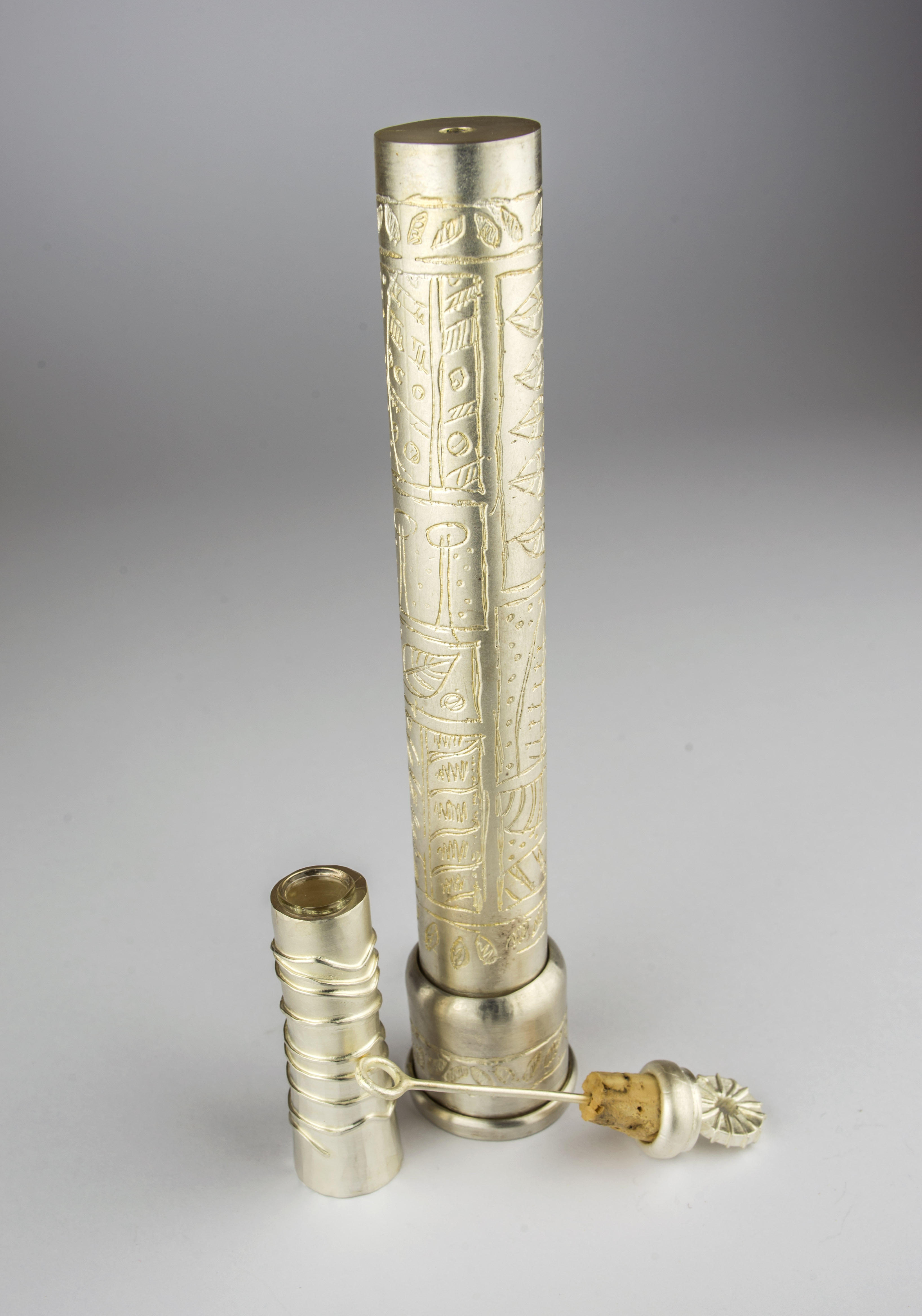 Hand etched kaleidoscope
