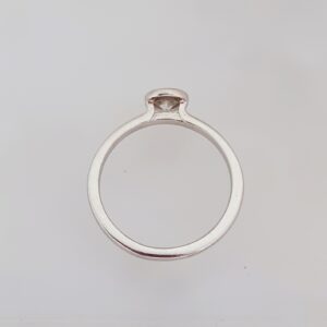 Striking Bezel Set Diamond Solitaire