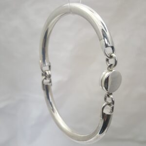 Chunky Solid Silver Bracelet